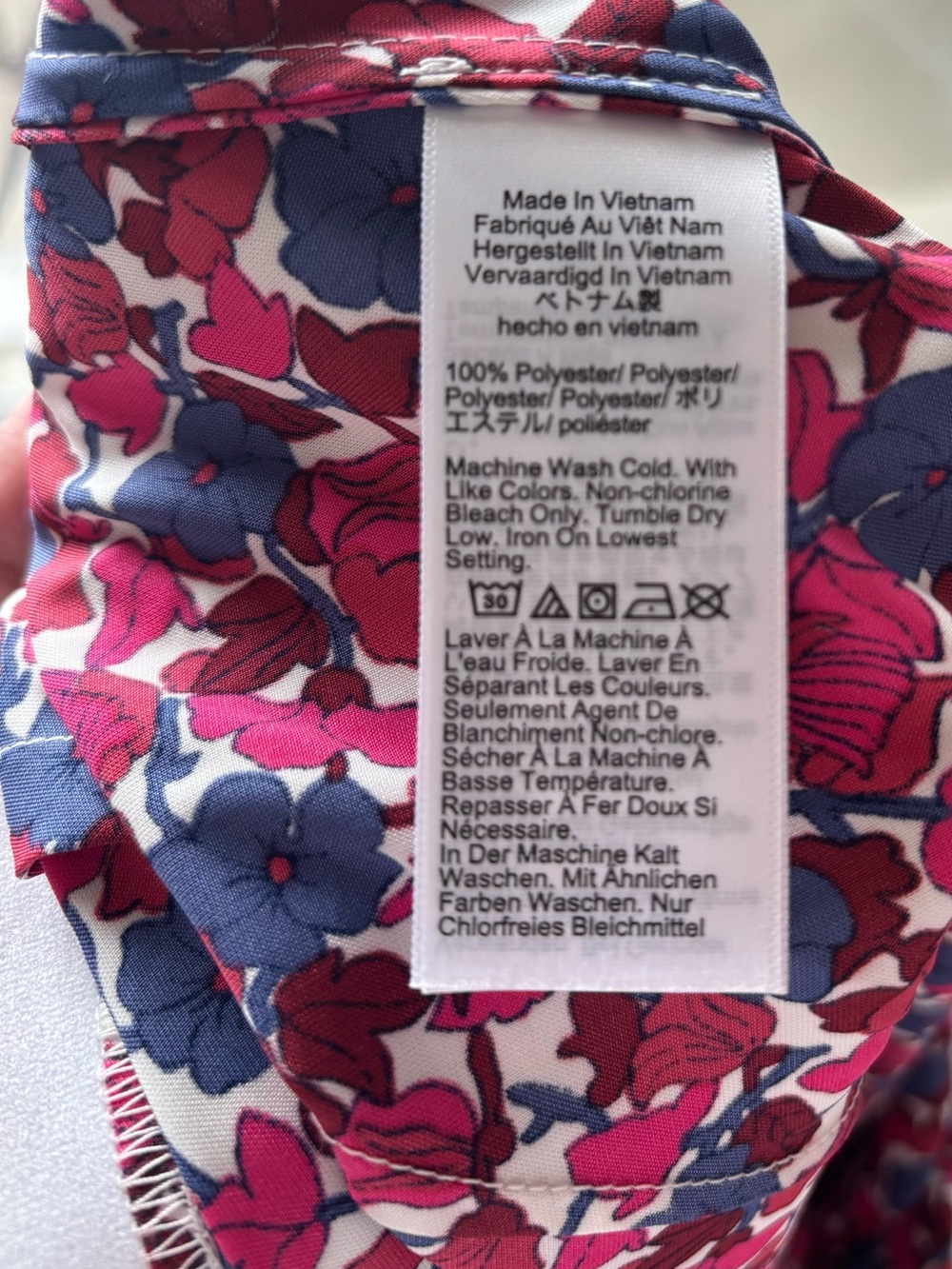 J. Crew Pink and Purple Floral A-Line Midi Skirt - Picture 5 of 5